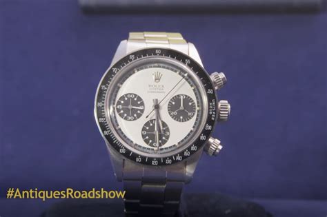 rolex oyster watch on antiques roadshow|who bought Paul Newman daytona.